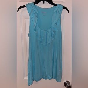 Lilly Pulitzer ruffle tank top
